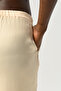 Women's Elastic Waist Loose Leg Solid Color Viscosa Fabric Pants - 4