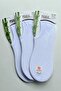 3-Piece Silicone Non-Slip Sole Seamless Bamboo Sneakers Women's Socks Tawaf Socks - 2