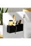 Black Hair Dryer Holder ,wall Mount Hair Tool Organizer For Blow Dryer, Flat Irons, Curling Irons - 2