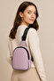 Alessi Women's Lilac Cross Adjustable Two-Compartment Chest Bag