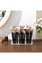 Clear Makeup Brush Holder, Acrylic 6-slot Organizer For Vanity Countertop - 3