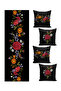 Filament Special Design Quadruple Cushion Case and Runer Set - Embroidery Look