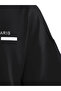 Paris Stripe T-Shirt Combed Cotton Shorts - Black Shorts T-Shirt Set Printed Oversize Crew Neck - 6