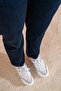 White Sole Mesh Women's Sneaker - 4