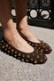 Marion Women's Brown Suede Trok Detail Shoes - 6