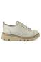 3755 Genuine Leather Casual Women's Shoes-Cream - 2