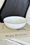 Modern Gold 19 cm 2-Piece Deep Premium Porcelain Salad Bowl Presentation Set - 4