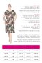 Women's Plus Size Short Sleeve Midi Stretch Dress 24740 - 5