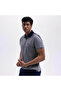 Polo Neck Gray Men's T-Shirt Em169-1 - 3