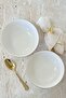 Modern Gold 19 cm 2-Piece Deep Premium Porcelain Salad Bowl Presentation Set - 2
