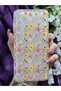 Samsung Galaxy A15 Compatible Colorful Flowers Patterned Transparent Phone Case - 2