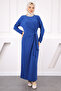 Cobalt Blue Side Tie Dress