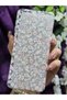 Samsung Galaxy A52 Compatible Colorful Flowers Patterned Transparent Phone Case