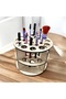 Wooden Makeup and Painting Brush Pen Organizer Decorative Multi-Purpose Organizer Stand (14X11 cm) - 3