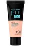 Maybelline Fit Me Matte + Poreless Liquid Foundation - 30ml, Warm Beige 128, for Normal Skin - 2