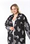 Women's Plus Size Linen Kimono and Pants Bottom Top Set 24750 - 4