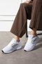 Unisex Line Detailed Daily Comfortable Sole Mesh Laced Lightweight Flexible Walking Sneaker Sports Shoes 2025 - 3