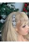 Luxury Crystal Shiny Stone Star Design Scalloped Side Buckle Large Size Single Piece - 3