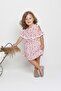 Cotton summer comfortable fit girl's dress - red - 7