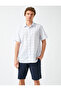 Men's Blue Plaid Shirt 2SAM60235HW - 3