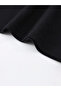 Printed Oversize Crew Neck T-Shirt - Black - 4