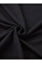 Printed Oversize Crew Neck T-Shirt - Black - 4