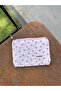 Square Size - Pink Heart Patterned Makeup Bag