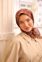 وشاح قطني رفيع بحواف مخيطة يدويًا بنمط حديقة الأقحوان - 5