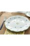 V2 Porcelain 30-Piece Breakfast Set for 6 People Green-Yellow-Pink-Blue - 3