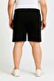 Men's Black Shorts - Mi̇lona Italy Printed - Wide Fit - S-7Xl - 2