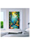 Glass Stained Glass Foil, Self Adhesive, Patterned Frosted Glass Foil 61X100 cm