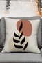 Bohemian Boho Abstract Themed Beige Background Set of 6 Digital Printed Gift Pillow and Throw Pillow Cases - 6