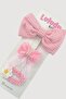 Pink Bow 3-Piece Girl's Buckle Set - 2