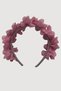 Powder Colored Flower Patterned Crown for Girls