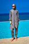 Full Covered Hijab Swimwear Set 3 Pieces A2501-3