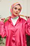 وشاح رفيع من القطن الفسكوزي بحواف مخيطة يدويًا بنمط هندسي زهري عرقي - 3
