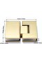 Ranbo Heavy Duty Shower Glass Door Hinge - 4
