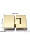 Ranbo Heavy Duty Shower Glass Door Hinge - 3