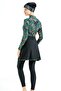 Fully Covered Hijab Swimsuit with Skirt and Tights C13059 Green - 2