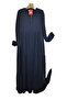 Plus Size Ferace with Folding Model