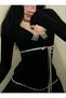 Gotik Kurdele Detaylı Tam Boy Bluz