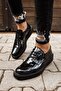 Lace-Up Men's Casual Shoes Black - 4