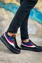 Lace-up Balloon Sole Men's Casual Shoes Black - 2