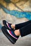 Lace-up Balloon Sole Men's Casual Shoes Black - 4