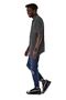 Lace-Up Men's Sports Shoes Black Silver - 2