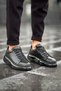 Lace-Up Men's Sports Shoes Black