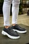 Lace-Up Men's Casual Shoes Black - 2