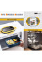 YAH Bento Lunch Box - Leak-Proof, BPA-Free, 2 Layers, Microwave & Dishwasher Safe, Includes Cutlery - 5
