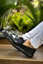 Men's Casual Shoes with Tassels Black - 6