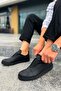 Flat Men's Casual Shoes Black - 4